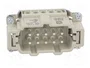 HARTING Han E® Conector de Plantilla de Contacto Macho 10 Pos.