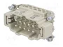 HARTING Han E® Conector de Plantilla de Contacto Macho 10 Pos.