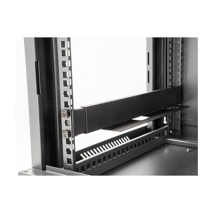 DeLOCK Soportes de montaje de 19 pulgadas longitud ajustable 368 - 600 mm para gabinete de red 1U, 2 unidades DeLOCK Soportes de montaje de 19 pulgadas longitud ajustable 368 - 600 mm para gabinete de red 1U, 2 unidades