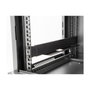 DeLOCK Soportes de montaje de 19 pulgadas longitud ajustable 368 - 600 mm para gabinete de red 1U, 2 unidades