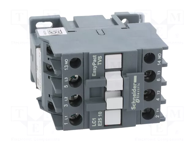SCHNEIDER ELECTRIC LC1E2510P7 Contactor Easy TeSys 3-polar 25A 230VAC