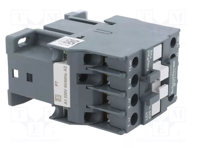 SCHNEIDER ELECTRIC LC1E2510P7 Contactor Easy TeSys 3-polar 25A 230VAC