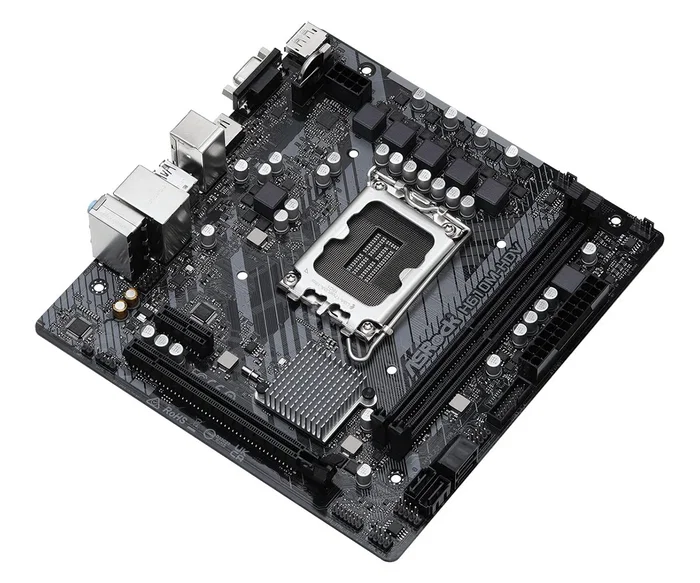 ASRock H610M-HDV - Placa Base Intel H610 Socket LGA 1700 micro-ATX con 2x DDR4, 4x SATA3, 2x USB 3.2, HDMI, DisplayPort, Gigabit Ethernet ASRock H610M-HDV - Placa Base Intel H610 Socket LGA 1700 micro-ATX con 2x DDR4, 4x SATA3, 2x USB 3.2, HDMI, DisplayPort, Gigabit Ethernet