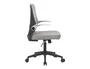 Q-connect Silla de Oficina Terni Malla Transpirable Ajustable, Gris/Negro, Altura Max 1050 mm