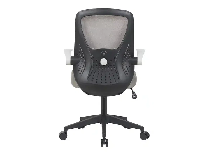 Q-connect Silla de Oficina Terni Malla Transpirable Ajustable, Gris/Negro, Altura Max 1050 mm