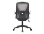 Q-connect Silla de Oficina Terni Malla Transpirable Ajustable, Gris/Negro, Altura Max 1050 mm