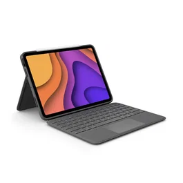 Logitech Folio Touch AZERTY Francés Smart Connector Gris