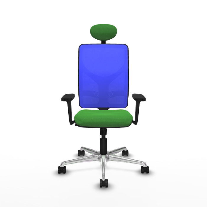 PIQUERAS Y CRESPO Silla de oficina Motilla con mecanismo Sincro, Verde y Azul PIQUERAS Y CRESPO Silla de oficina Motilla con mecanismo Sincro, Verde y Azul