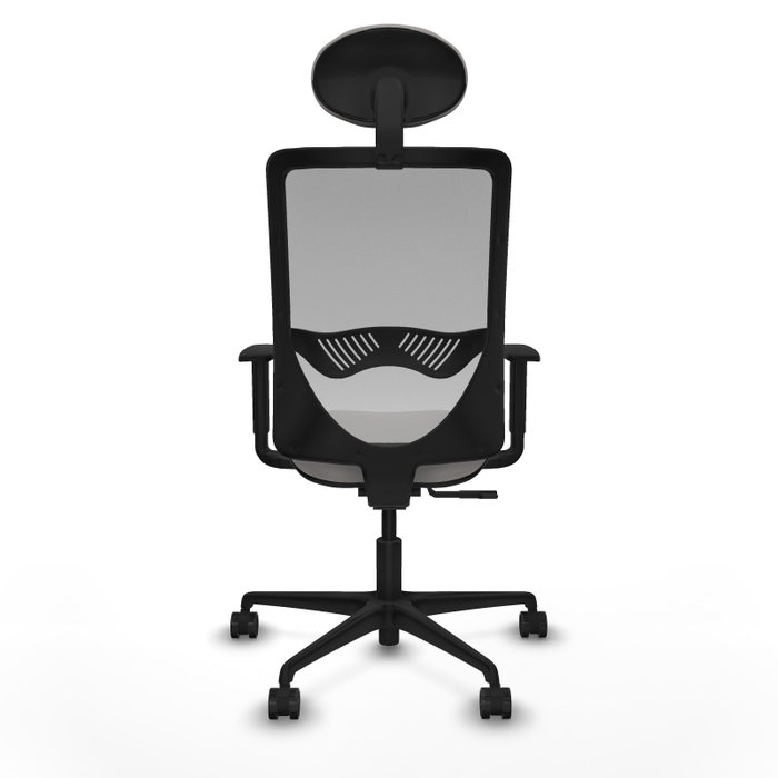 PIQUERAS Y CRESPO Silla de oficina Zulema con mecanismo Sincro, Blanco y Gris PIQUERAS Y CRESPO Silla de oficina Zulema con mecanismo Sincro, Blanco y Gris