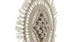 DKD Home Decor Set de 3 Macramé y Metal 20x1x20 cm