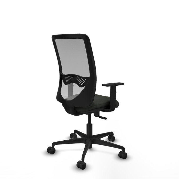 PIQUERAS Y CRESPO Silla de oficina Zulema con mecanismo Sincro, Negro y Gris PIQUERAS Y CRESPO Silla de oficina Zulema con mecanismo Sincro, Negro y Gris