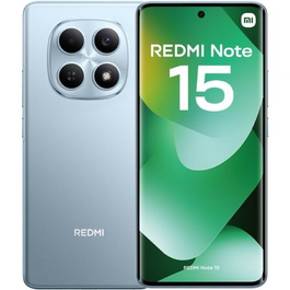 Xiaomi Redmi Note 15 Smartphone 6.77" AMOLED 120Hz, 8GB RAM 128GB, Cámara 108 MP, Batería 6000 mAh, Carga 33W, IP64, Color Azul Glaciar