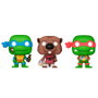 FUNKO Blister 3 figuras Carrot Pocket POP Tortugas Ninja Splinter Leonardo Raphael Pascua