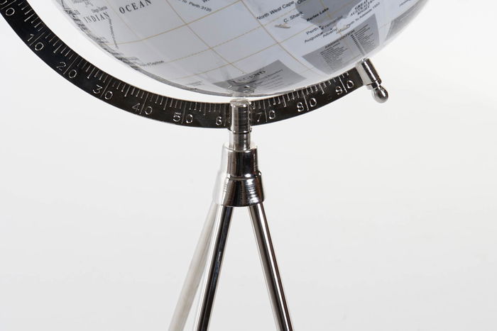 DKD Home Decor Globo Terraqueo Colonial Blanco 25 x 61 x 27 cm