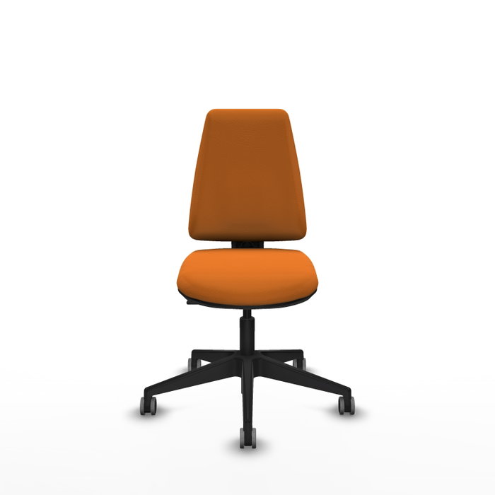 PIQUERAS Y CRESPO Silla de oficina Elche Naranja sin brazos PIQUERAS Y CRESPO Silla de oficina Elche Naranja sin brazos