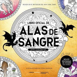 LIBROS CUPULA Libro oficial de Alas de Sangre para colorear