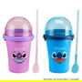 Bandai Vaso Granizado ChillFactor Stitch para Bebidas Heladas, Diseño de Personaje Disney, Modelo Aleatorio, 1 Unidad
