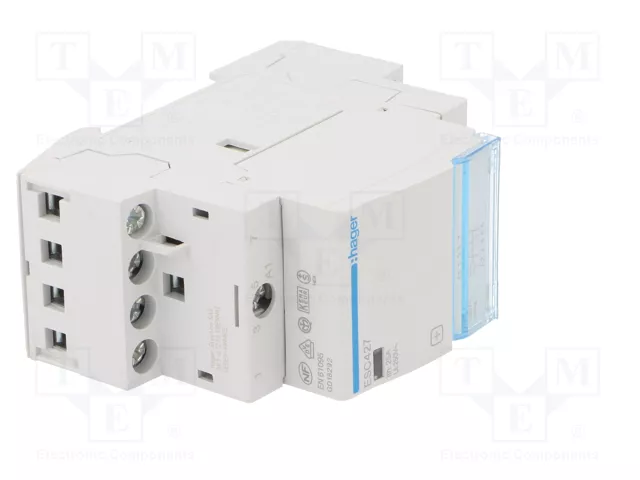 HAGER Contactor 4-polar ESC427 25A 230VAC HAGER Contactor 4-polar ESC427 25A 230VAC