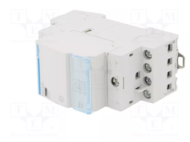 HAGER Contactor 4-polar ESC427 25A 230VAC HAGER Contactor 4-polar ESC427 25A 230VAC