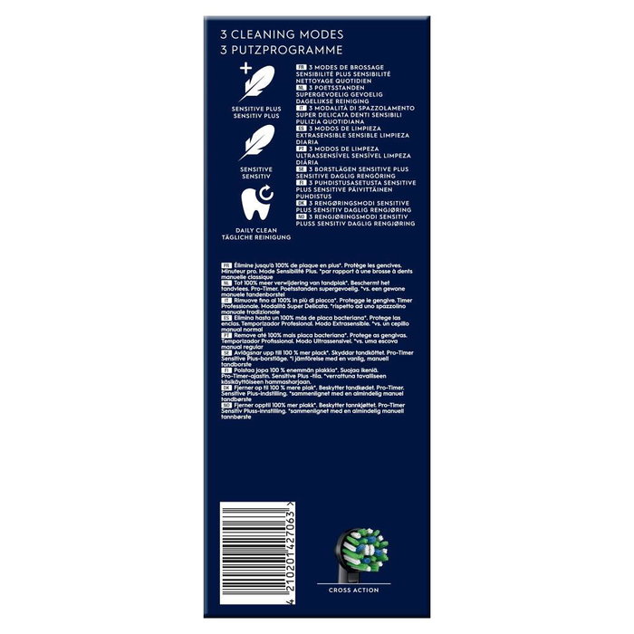 Oral-B Vitality Pro Cepillo de Dientes Eléctrico Negro, 1 Cabezal Oral-B Vitality Pro Cepillo de Dientes Eléctrico Negro, 1 Cabezal