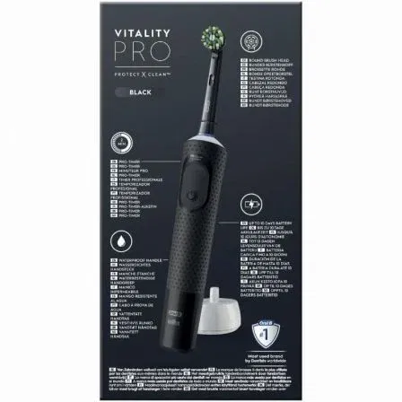 Oral-B Cepillo Dental Vitality Pro VPR BK V2 Negro Eléctrico