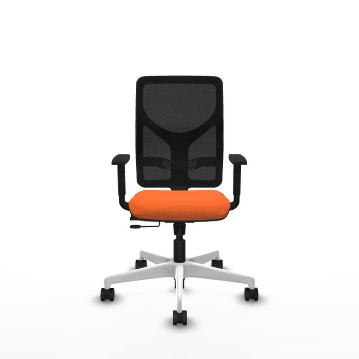 PIQUERAS Y CRESPO Silla de oficina Motilla Naranja y Negro PIQUERAS Y CRESPO Silla de oficina Motilla Naranja y Negro