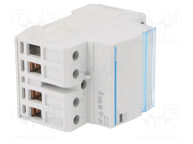HAGER Contactor ESC 3-polar de instalación 63A 230VAC