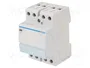 HAGER Contactor ESC 3-polar de instalación 63A 230VAC