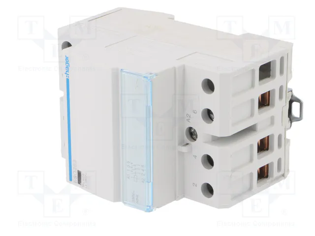 HAGER Contactor ESC 3-polar de instalación 63A 230VAC