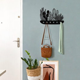 Aberto Design Percha de Acero APT612 Duradera para Ropa Pesada y Maximizar Espacio Armario 68 x 44 cm Negra