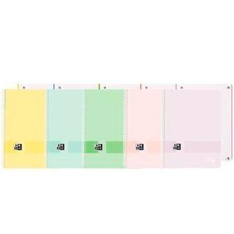 Oxford Europeanbook 1 Live&Go Set de 5 Cuadernos A4+ Colores Pastel Oxford Europeanbook 1 Live&Go Set de 5 Cuadernos A4+ Colores Pastel