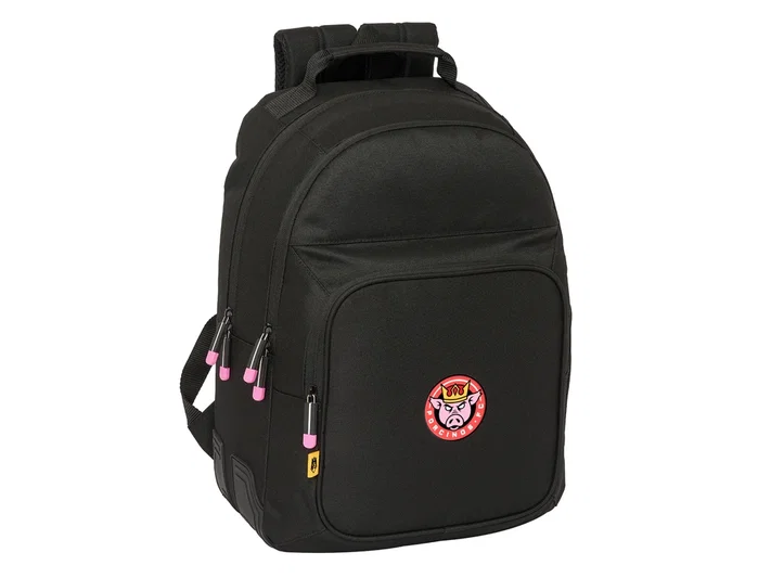 Safta Mochila Doble Kings League Porcinos Adaptable a Carro Safta Mochila Doble Kings League Porcinos Adaptable a Carro