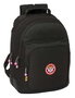 Mochila Escolar Kings League Porcinos Negro 32 x 42 x 15 cm