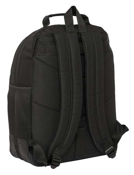 Mochila Escolar Kings League Porcinos Negro 32 x 42 x 15 cm