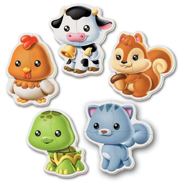 Educa Puzzle Baby Animales (Set de 5 unidades)