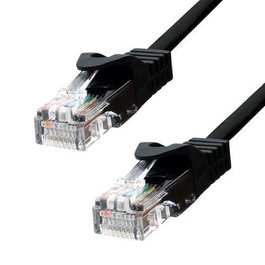 ProXtend Cable Ethernet CAT5e U/UTP de cobre, 7m, Negro