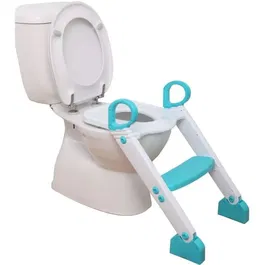Dreambaby STEP-UP Reductor de Inodoro y Orinal de Entrenamiento, 2 Etapas Ajustables, Aqua