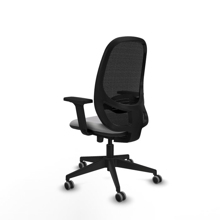 PIQUERAS Y CRESPO Silla de oficina Cilanco Gris claro y Negro