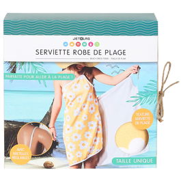 Jet Lag Toalla-Vestido Playa 140x70 cm Poliéster