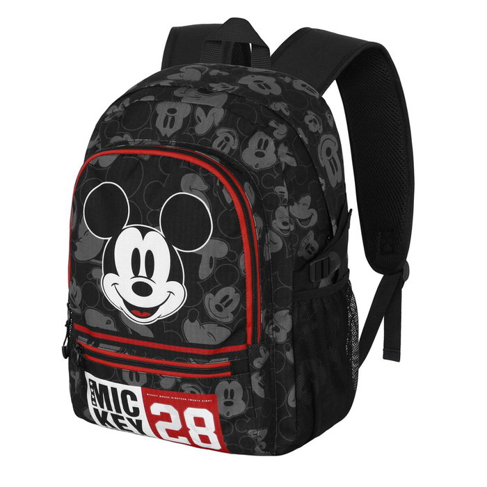 Karactermania Mochila Fight FAN 2.2 Mickey Mouse Negro