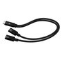 i-tec C31DUALSPLITTER Adaptador USB-C Macho a Doble USB-C Hembra (Datos/Audio + Carga) 100W