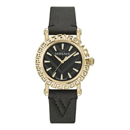 Versace VE6D00223 con caja dorada y correa de piel negra