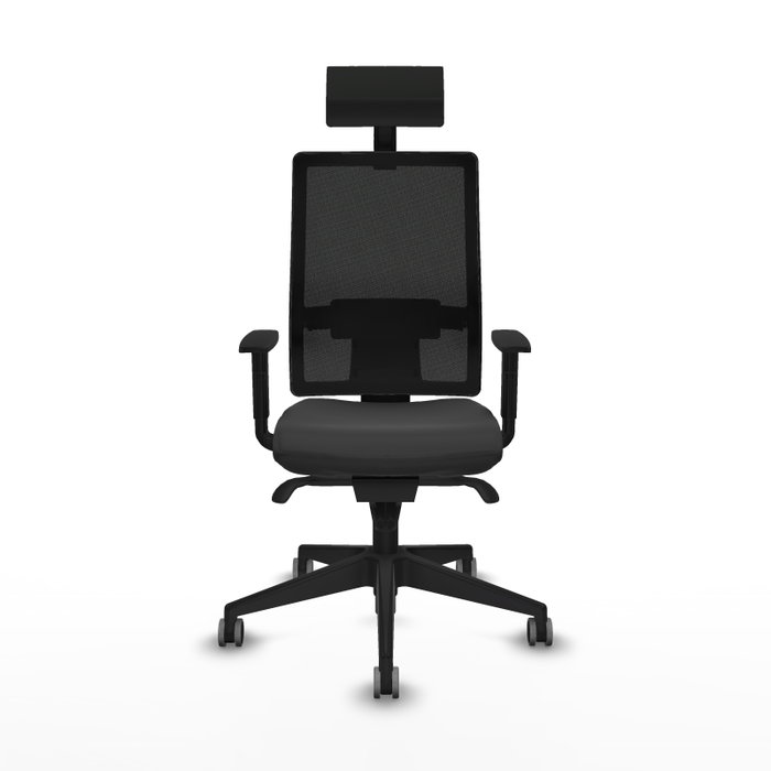 PIQUERAS Y CRESPO Silla de oficina Horna Gris oscuro y Negro PIQUERAS Y CRESPO Silla de oficina Horna Gris oscuro y Negro