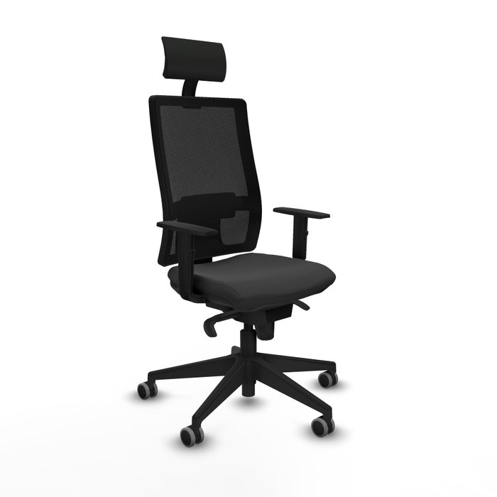 PIQUERAS Y CRESPO Silla de oficina Horna Gris oscuro y Negro PIQUERAS Y CRESPO Silla de oficina Horna Gris oscuro y Negro