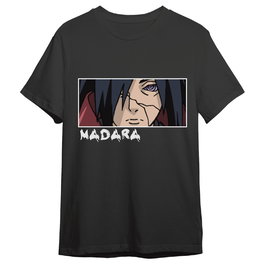 PIERROT Camiseta Adulto Talla 2XL Madara Eyes Naruto Shippuden 100% Algodón 165gr