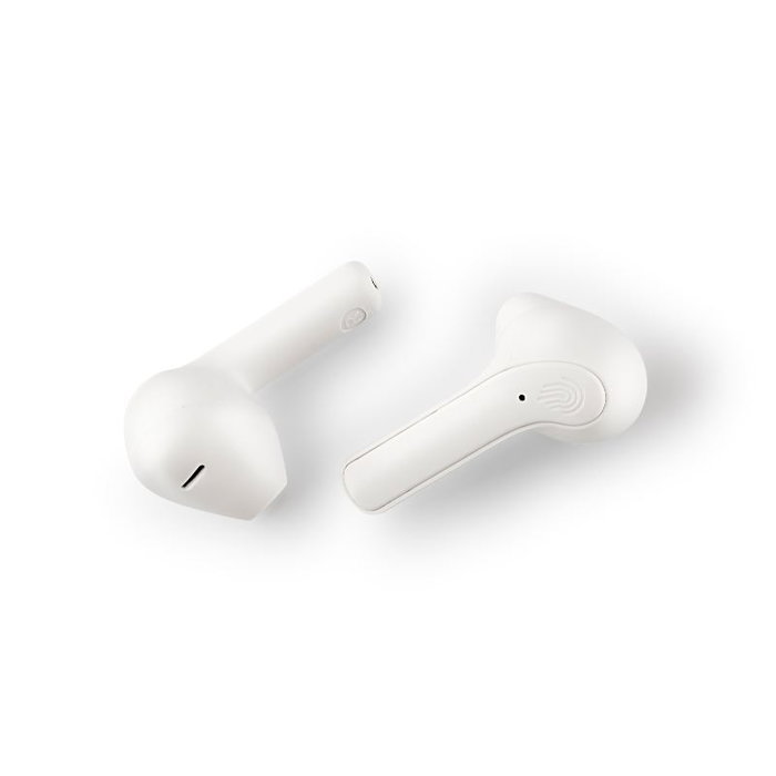 DAEWOO Auriculares Bluetooth TWS 5.4 Blancos con Carga, Batería Auricular 40 mAh y Caja 650 mAh
