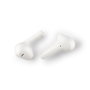 DAEWOO Auriculares Bluetooth TWS 5.4 Blancos con Carga, Batería Auricular 40 mAh y Caja 650 mAh