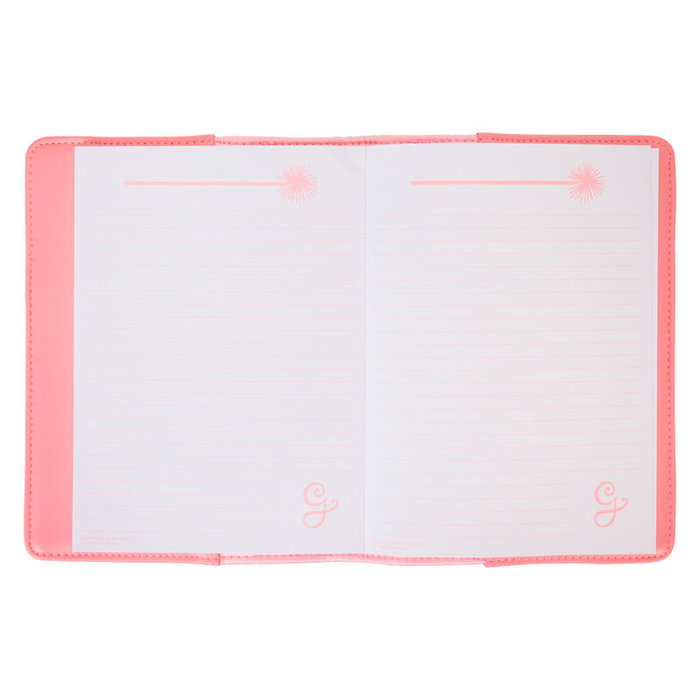 Loungefly Diario Glinda Wicked de 16,5x22,2cm con Funda de Poliéster y Cuero Vegano