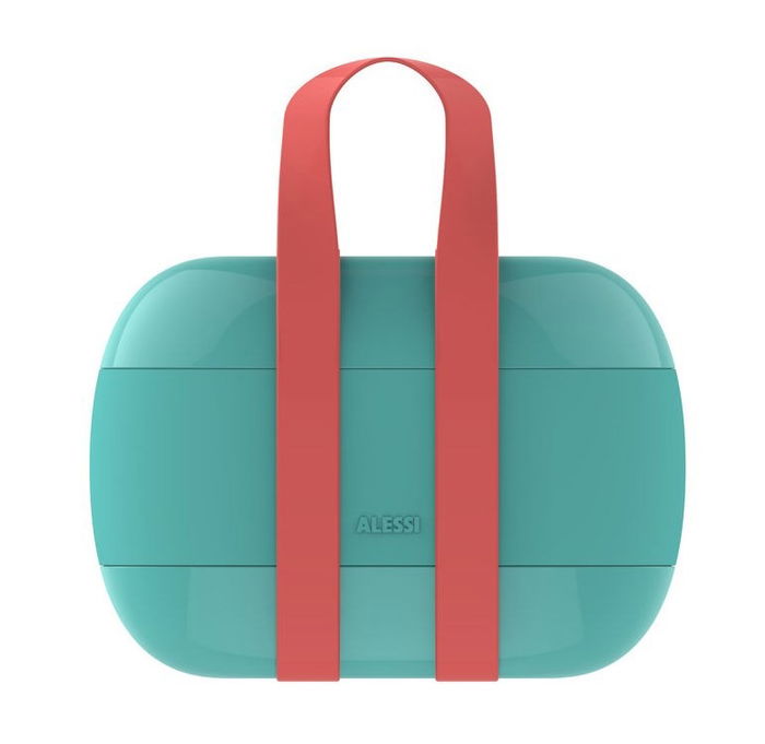Alessi SA02 Laz Food À Porter Fiambrera de Resina, Verde