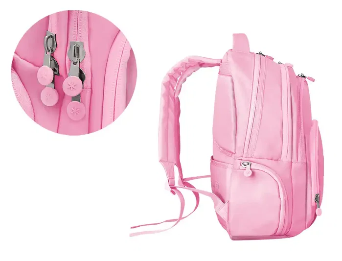Antartik Mochila Fusion Flex Multibolsillo Rosa 19L